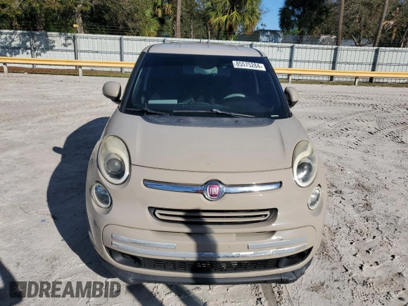 2014 FIAT 500L Easy with VIN ZFBCFABH5EZ028323, listed as a Copart auction lot 85575284 with 168,209 mi miles and Clean Title. Bid and sale history available at carsss.com. Image 5.