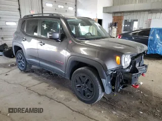 2018 Jeep Renegade Trailhawk с VIN ZACCJBCB0JPH27962, выставлен на аукционе Copart как лот 60558205 с пробегом 39 924 миль миль и Чистый • Clean title. История ставок и продаж доступна на DreamBid. Изображение 4.