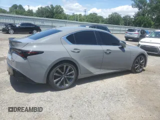 2024 Lexus IS 350 F Sport with VIN JTHGZ1B24R5080149, listed as a Copart auction lot 58098165 with 14,647 mi miles and Salvage title. Bid and sale history available at DreamBid. Image 3.