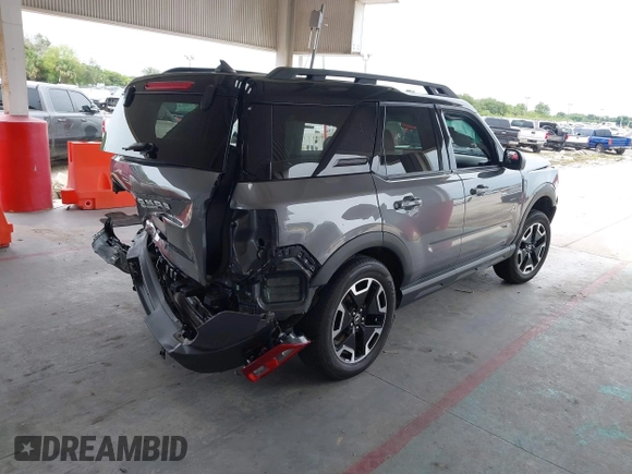 2023 Ford Bronco Sport Outer Banks with VIN 3FMCR9C66PRD69622, listed as a IAAI auction lot 42400073 with 62,730 mi miles and . Bid and sale history available at DreamBid. Image 4.