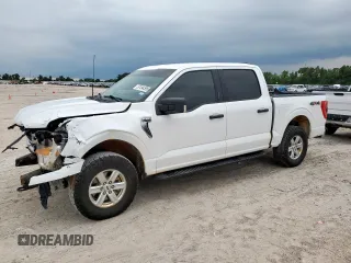 2021 Ford F-150 XL with VIN 1FTFW1E50MFC36301, listed as a Copart auction lot 57494595 with 119,247 mi miles and Salvage title. Bid and sale history available at DreamBid. Image 1.