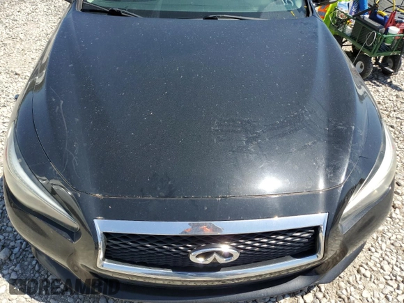 2014 Infiniti Q50 with VIN JN1BV7AP4EM687999, listed as a Copart auction lot 52318195 with 155,516 mi miles and Salvage title. Bid and sale history available at DreamBid. Image 12.
