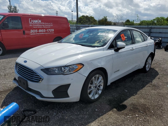 2019 Ford Fusion Hybrid SE with VIN 3FA6P0LU9KR257039, listed as a Copart auction lot 60137022 with 65,911 mi miles. Bid and sale history available at carsss.com. Image 2.