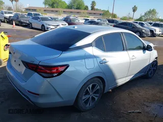 2023 Nissan Sentra SV with VIN 3N1AB8CV4PY260067, listed as a IAAI auction lot 41871118 with 33,233 mi miles. Bid and sale history available at carsss.com. Image 4.