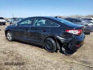 2015 Hyundai Sonata 2.4L SE with VIN 5NPE24AF3FH173548, listed as a Copart auction lot 52028505 with 124,212 mi miles and Salvage Title. Bid and sale history available at carsss.com. Image 2.