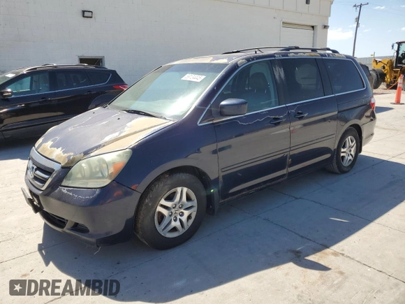 2006 Honda Odyssey EX-L с VIN 5FNRL38696B032304, выставлен на аукционе Copart как лот 59104445 с пробегом Не указан миль и Чистый • Clean title. История ставок и продаж доступна на DreamBid. Изображение 1.