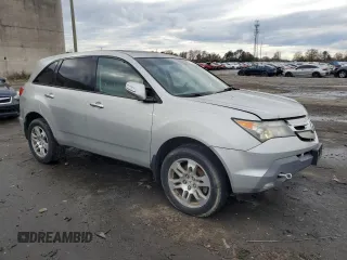 2009 Acura MDX Tech Pkg with VIN 2HNYD28699H517845, listed as a Copart auction lot 82189204 with 193,157 mi miles and Clean Title. Bid and sale history available at carsss.com. Image 4.