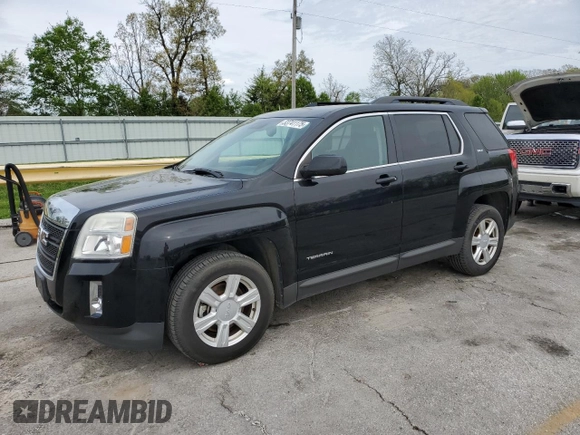 2015 GMC Terrain SLT with VIN 2GKFLXEK4F6205068, listed as a Copart auction lot 53741175 with 108,012 mi miles and Salvage title. Bid and sale history available at DreamBid. Image 1.