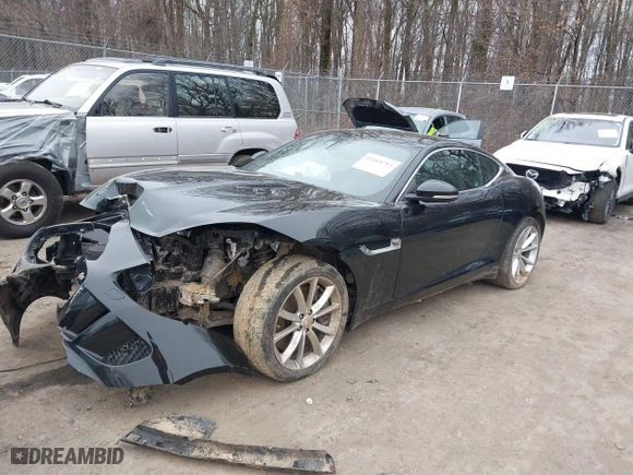 2016 Jaguar F-TYPE V6 S with VIN SAJWA6BU8G8K24088, listed as a IAAI auction lot 41614793 with 80,675 mi miles. Bid and sale history available at carsss.com. Image 2.