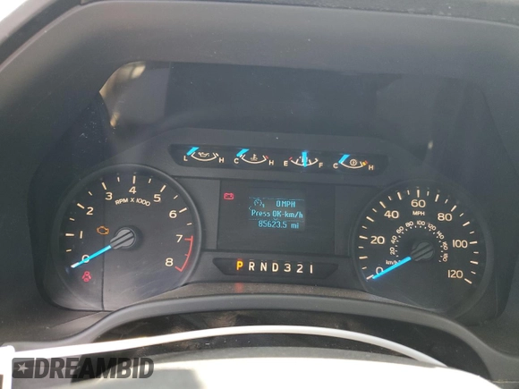 2017 Ford F-150 XL with VIN 1FTMF1C8XHFC03882, listed as a Copart auction lot 52555455 with 85,623 mi miles and Clean Title. Bid and sale history available at carsss.com. Image 9.