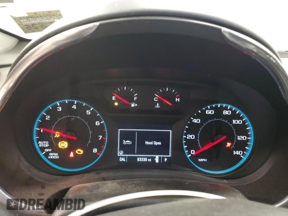 2020 Chevrolet Malibu LT with VIN 1G1ZD5ST1LF123428, listed as a Copart auction lot 44459655 with 83,336 mi miles and Salvage Title. Bid and sale history available at DreamBid. Image 9.
