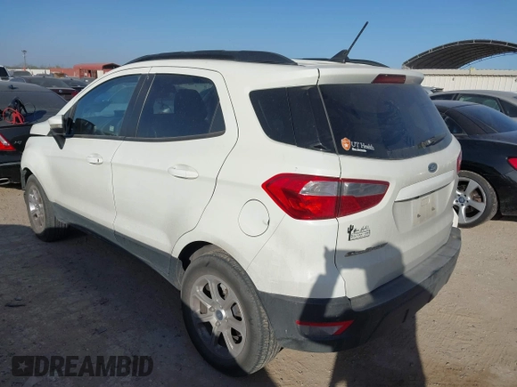 2020 Ford EcoSport SE z VIN MAJ3S2GE9LC333858, wystawiony jako IAAI lot #41808080 z przebiegiem 40 151 mil mil oraz . Historia ofert i sprzedaży dostępna na DreamBid. Obrazek 3.