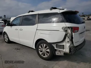 2016 Kia Sedona LX with VIN KNDMB5C18G6116776, listed as a Copart auction lot 53887895 with 87,235 mi miles and Salvage Title. Bid and sale history available at carsss.com. Image 2.