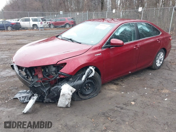2017 Toyota Camry Hybrid LE with VIN 4T1BD1FK9HU209135, listed as a IAAI auction lot 41668852 with 98,808 mi miles. Bid and sale history available at carsss.com. Image 17.