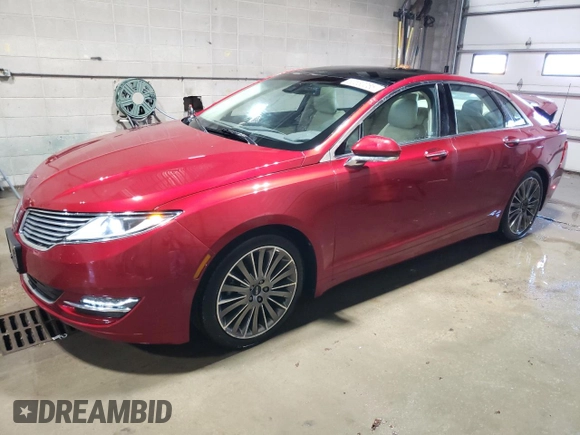 2014 Lincoln MKZ Hybrid with VIN 3LN6L2LUXER828698, listed as a Copart auction lot 52530265 with 90,601 mi miles and Salvage Title. Bid and sale history available at DreamBid. Image 1.