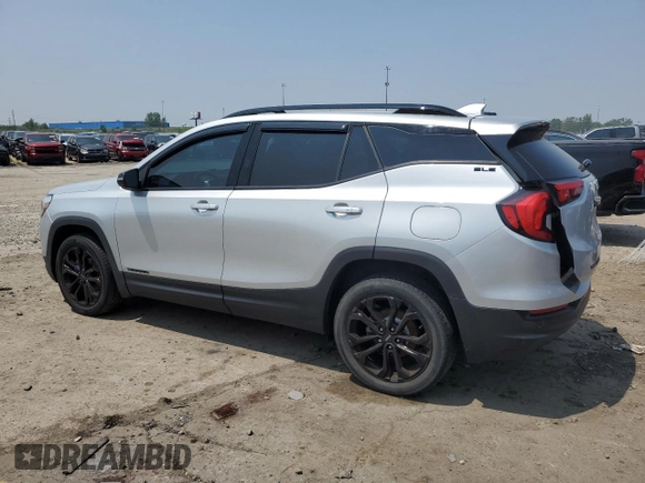 2021 GMC Terrain SLE with VIN 3GKALTEV7ML323752, listed as a Copart auction lot 64689375 with 45,134 mi miles and Non repairable. Bid and sale history available at DreamBid. Image 2.