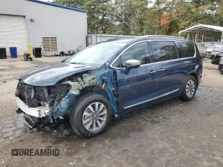 2021 Chrysler Pacifica Hybrid Limited z VIN 2C4RC1S70MR557372, wystawiony jako Copart lot #75748774 z przebiegiem 80 322 mil mil oraz Szkoda całkowita • Salvage title. Historia ofert i sprzedaży dostępna na DreamBid. Obrazek 1.