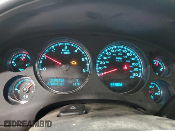 2009 Chevrolet Suburban LT w/2LT with VIN 1GNFK26319J124911, listed as a Copart auction lot 53263455 with 215,826 mi miles and Salvage Title. Bid and sale history available at carsss.com. Image 9.