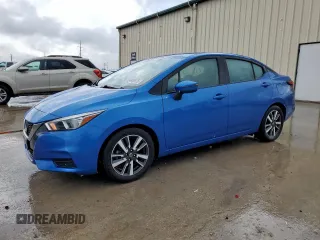 2021 Nissan Versa SV with VIN 3N1CN8EV8ML918575, listed as a Copart auction lot 55493975 with 44,832 mi miles and Salvage title. Bid and sale history available at DreamBid. Image 1.