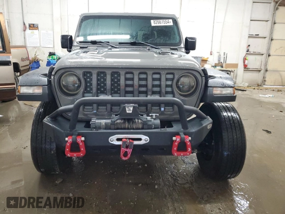 2021 Jeep Gladiator Rubicon с VIN 1C6JJTBM5ML541530, выставлен на аукционе Copart как лот 82661554 с пробегом 55 539 миль миль и Списание • Salvage title. История ставок и продаж доступна на DreamBid. Изображение 5.