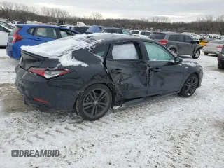 2024 Acura Integra w/A-Spec Package with VIN 19UDE4H34RA019183, listed as a Copart auction lot 45304555 with 14,811 mi miles and Salvage Title. Bid and sale history available at carsss.com. Image 3.