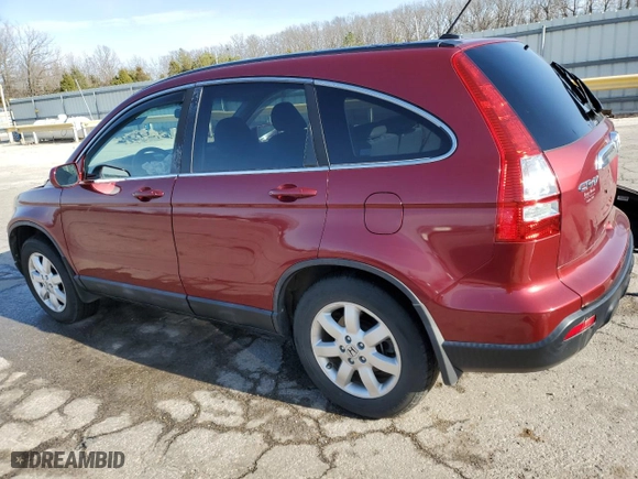 2009 Honda CR-V EX-L with VIN 5J6RE48749L061553, listed as a Copart auction lot 50240155 with 105,776 mi miles and Salvage Title. Bid and sale history available at carsss.com. Image 2.