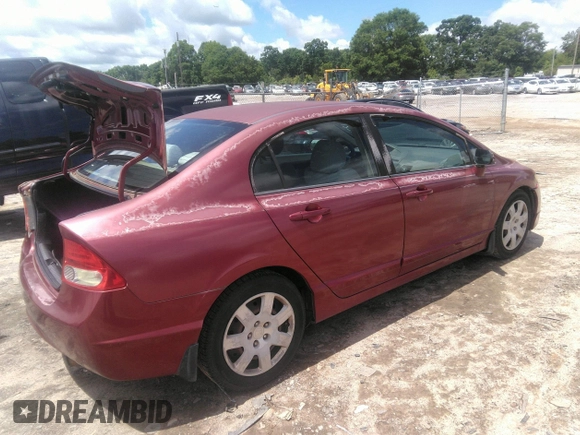 2009 Honda Civic LX z VIN 2HGFA165X9H501813, wystawiony jako IAAI lot #42182218 z przebiegiem 272 568 mil mil oraz . Historia ofert i sprzedaży dostępna na DreamBid. Obrazek 4.