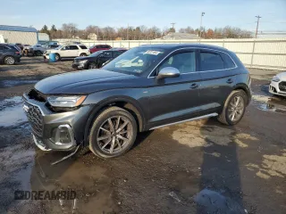 2022 Audi SQ5 Premium Plus with VIN WA1B4AFY8N2091606, listed as a Copart auction lot 86721464 with 10,869 mi miles and Salvage Title. Bid and sale history available at carsss.com. Image 1.