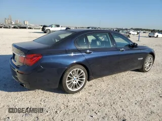 2015 BMW 7 Series 750Li with VIN WBAYE8C59FD781318, listed as a Copart auction lot 74053154 with 62,681 mi miles and Salvage Title. Bid and sale history available at carsss.com. Image 3.