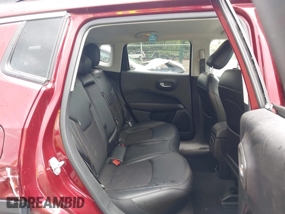 2021 Jeep Compass Latitude with VIN 3C4NJDBBXMT504993, listed as a IAAI auction lot 42181872 with 56,053 mi miles and . Bid and sale history available at DreamBid. Image 8.