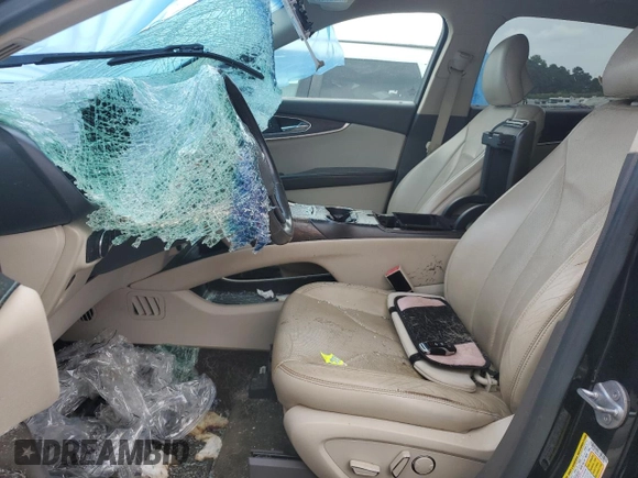 2016 Lincoln MKX Reserve z VIN 2LMTJ6LR5GBL66195, wystawiony jako Copart lot #48084915 z przebiegiem Nie podano mil oraz Szkoda całkowita • Salvage title. Historia ofert i sprzedaży dostępna na DreamBid. Obrazek 7.