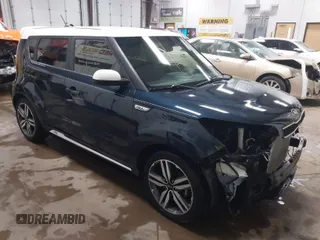 2018 Kia Soul + with VIN KNDJP3A54J7615526, listed as a IAAI auction lot 41745034 with 58,460 mi miles. Bid and sale history available at carsss.com. Image 1.