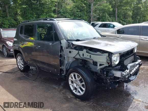 2019 Jeep Renegade Altitude with VIN ZACNJBBB7KPK46146, listed as a IAAI auction lot 42457027 with 125,532 mi miles and . Bid and sale history available at DreamBid. Image 1.