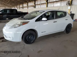 2016 Nissan LEAF S z VIN 1N4AZ0CP1GC309123, wystawiony jako Copart lot #58872175 z przebiegiem 70 298 mil mil oraz Czysty tytuł • Clean title. Historia ofert i sprzedaży dostępna na DreamBid. Obrazek 1.