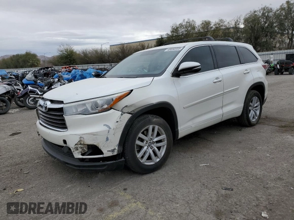 2016 Toyota Highlander LE Plus z VIN 5TDZKRFH1GS150242, wystawiony jako Copart lot #48050595 z przebiegiem 174 039 mil mil oraz Szkoda całkowita • Salvage title. Historia ofert i sprzedaży dostępna na DreamBid. Obrazek 1.