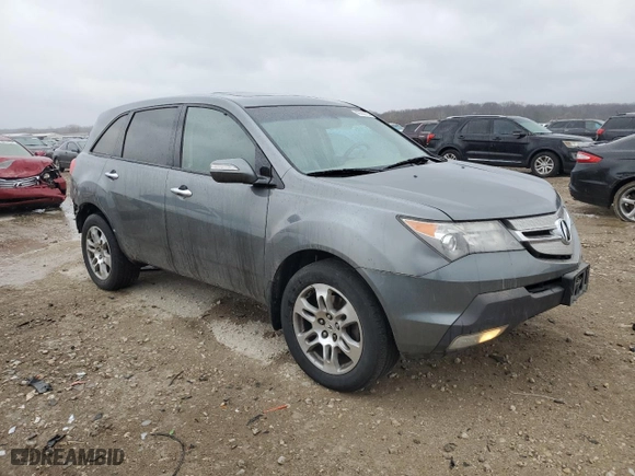 2009 Acura MDX with VIN 2HNYD282X9H503756, listed as a Copart auction lot 49788765 with 143,132 mi miles and Salvage Title. Bid and sale history available at carsss.com. Image 4.