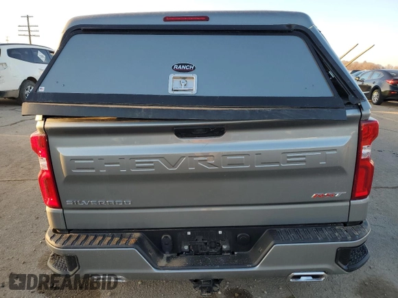 2024 Chevrolet Silverado 1500 RST with VIN 1GCUDEED9RZ398607, listed as a Copart auction lot 83109334 with 4,408 mi miles and Salvage Title. Bid and sale history available at carsss.com. Image 6.