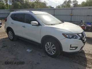 2017 Nissan Rogue SV with VIN KNMAT2MV1HP505044, listed as a Copart auction lot 49276315 with 84,234 mi miles and Salvage Title. Bid and sale history available at DreamBid. Image 4.