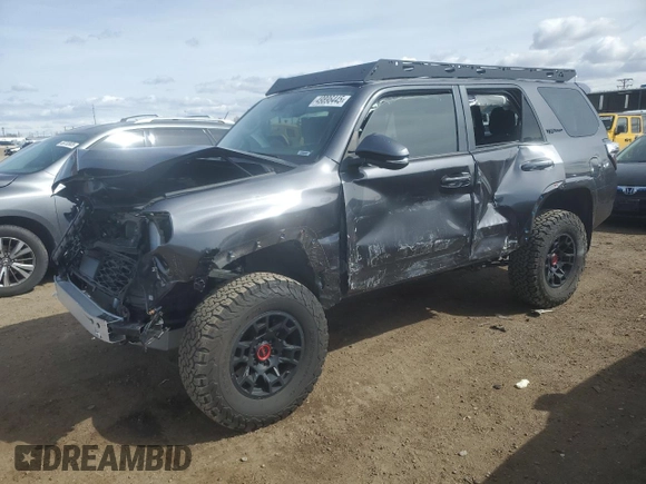 2023 Toyota 4Runner TRD Pro with VIN JTELU5JR5P6126630, listed as a Copart auction lot 49896445 with 33,257 mi miles and Salvage title. Bid and sale history available at DreamBid. Image 1.
