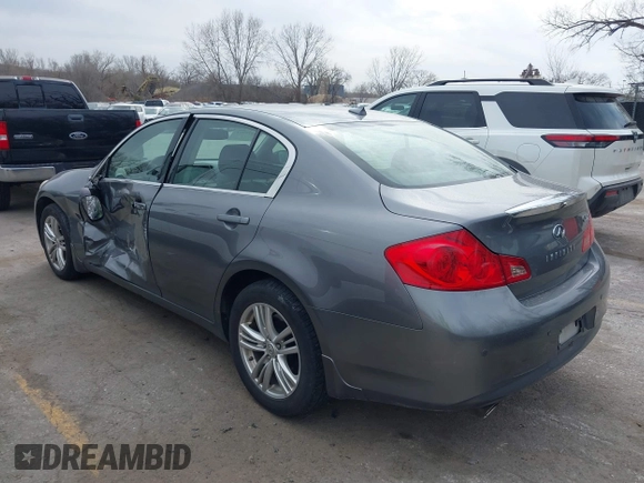 2011 Infiniti G37 x with VIN JN1CV6AR1BM407001, listed as a IAAI auction lot 41823961 with 106,664 mi miles. Bid and sale history available at carsss.com. Image 3.