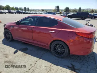 2014 Kia Optima LX with VIN 5XXGM4A76EG331211, listed as a Copart auction lot 61505605 with 152,275 mi miles and Salvage title. Bid and sale history available at DreamBid. Image 2.