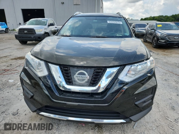 2017 Nissan Rogue S with VIN KNMAT2MV9HP589971, listed as a Copart auction lot 63442075 with 129,550 mi miles and Salvage title. Bid and sale history available at DreamBid. Image 5.