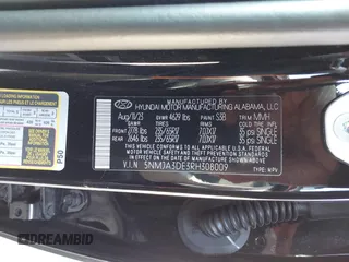 2024 Hyundai Tucson SE with VIN 5NMJA3DE3RH308009, listed as a IAAI auction lot 41708079 with 46,077 mi miles and . Bid and sale history available at carsss.com. Image 9.