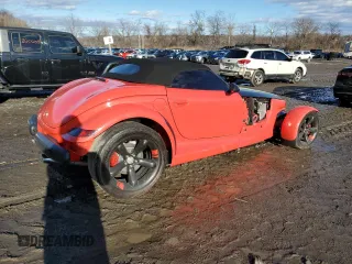 2000 Plymouth Prowler z VIN 1P3EW65GXYV605039, wystawiony jako Copart lot #86871634 z przebiegiem 33 584 mil mil oraz Szkody całkowita. Historia ofert i sprzedaży dostępna na DreamBid. Obrazek 3.