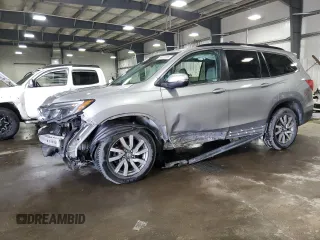 2019 Honda Pilot EX-L with VIN 5FNYF6H55KB068996, listed as a Copart auction lot 54410185 with 91,227 mi miles and Salvage Title. Bid and sale history available at carsss.com. Image 1.