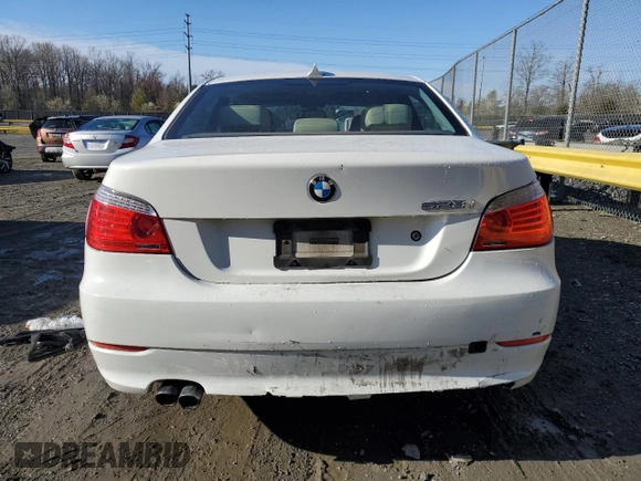2010 BMW 5 Series 528i with VIN WBANU5C56AC366010, listed as a Copart auction lot 50229075 with 125,766 mi miles and Salvage Title. Bid and sale history available at DreamBid. Image 6.