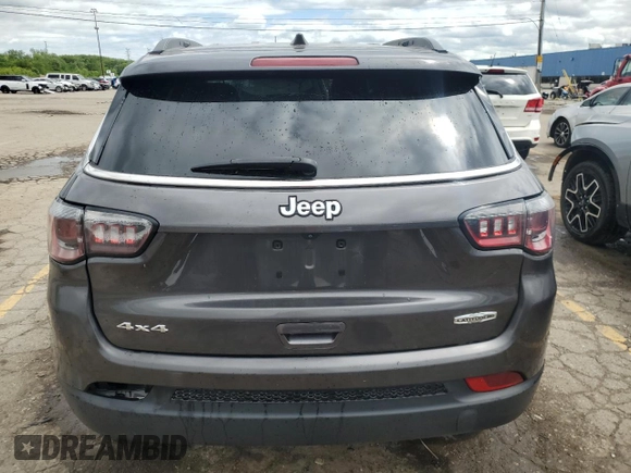 2022 Jeep Compass Latitude Lux with VIN 3C4NJDFB1NT109208, listed as a Copart auction lot 58017015 with Not provided miles and Non repairable. Bid and sale history available at DreamBid. Image 6.