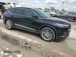 2023 Acura MDX Advance with VIN 5J8YE1H87PL022995, listed as a Copart auction lot 54848415 with 26,776 mi miles and Salvage title. Bid and sale history available at DreamBid. Image 4.