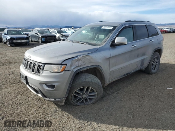 2017 Jeep Grand Cherokee Limited with VIN 1C4RJFBG3HC680228, listed as a Copart auction lot 50216005 with 134,925 mi miles and Salvage title. Bid and sale history available at DreamBid. Image 1.