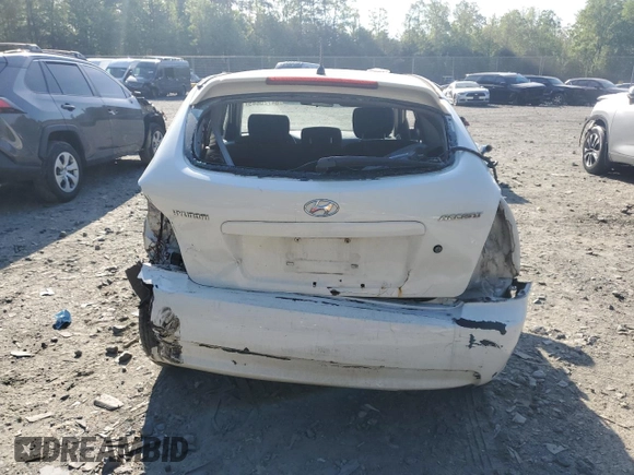 2008 Hyundai Accent SE z VIN KMHCN36C48U056976, wystawiony jako Copart lot #54720645 z przebiegiem 203 148 mil mil oraz Szkoda całkowita • Salvage title. Historia ofert i sprzedaży dostępna na DreamBid. Obrazek 6.